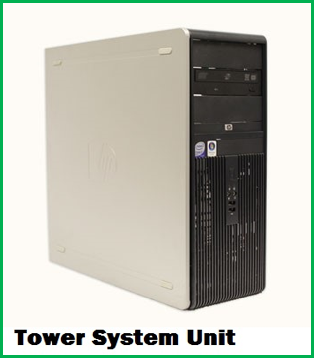 Tower type system unit