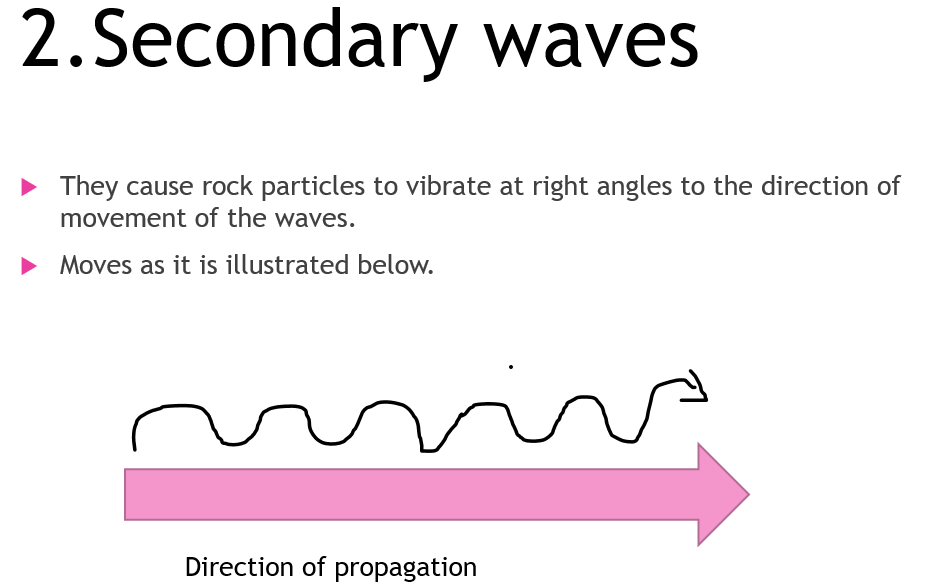 identify the the of earthquake wave